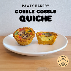 Pawty Bakery - Gobble Gobble Quiche (2pcs - Frozen)