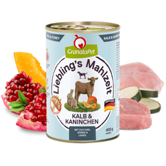 GranataPet Dog Liebling's Mahlzeit Veal & Coney
