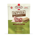 Primal Dog Frozen Raw Lamb Patties