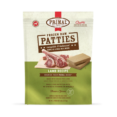 Primal Dog Frozen Raw Lamb Patties