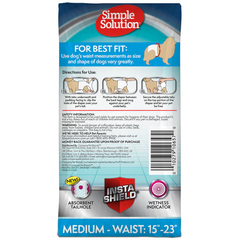 Simple Solution Disposable Female Dog Diapers Small