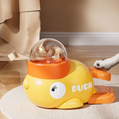Pet Interactive Spinning Treat Dispenser Duck Toy