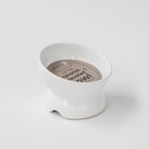 Dexypaws - Elevated Ceramic Bowl White