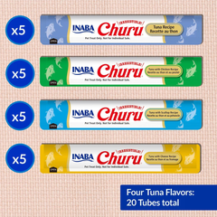 INABA Churu Puree Tuna Variety Box