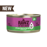 RAWZ Cat 96% Chicken, Chicken Liver & Goat's Milk Pate 5.5oz