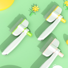 Pet Comb One Touch Hair Removal Comb Upgrade Rotatable