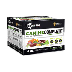 Iron Will Raw - Canine Complete Duck & Pork Dinner