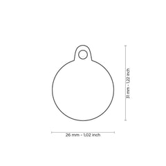 MyFamily - Bronx "F**k" Platform Circle ID Tag