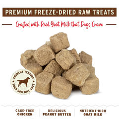 Primal Dog Freeze Dried Treats You're My Butter Half Chicken & Peanut Butter with Goat Milk