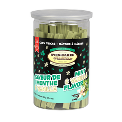 Oven-Baked Tradition Dog Chew Sticks Mint & Vanilla 500g