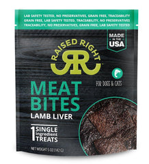 Raised Right - Meat Bites Lamb Treat