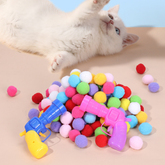 Plush ball firing gun Toy Set