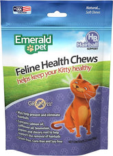 Emerald Pet - Cat Hairball Formula Treats - Chicken 2.5oz