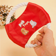 Natural Cotton Rope Training Frisbee Dog Toy