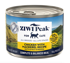 ZIWI Peak Cat Chicken & Mackerel can
