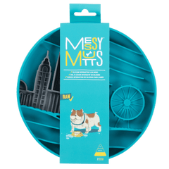 Messy Mutts - Urban City Scene 8" Silicone Therapeutic Lick Bowl-Interactive Feeder