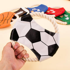 Natural Cotton Rope Training Frisbee Dog Toy