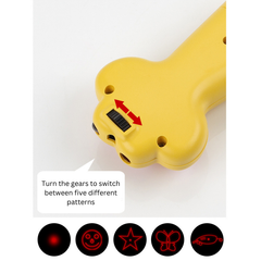 Cat Interactive Toy Laser Pointer Paw Shaped USB Charging