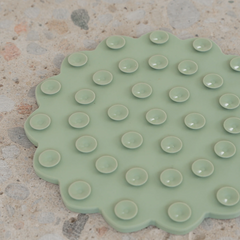 Dexypaws - Enrichment Lick Mat Blooming Blossom Sage Green