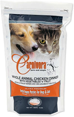 Carnivora - Whole Animal Dinner with Vegetables 'n Fruit Chicken Patties