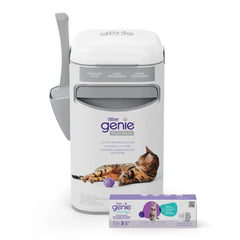 LITTER GENIE Stainless Steel Cat Litter Platinum Pail