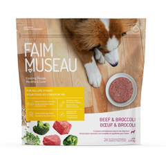 Faim Museau - Beef & Broccoli Frozen Raw Dog Food