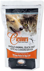 Carnivora - Whole Animal Diet Duck Patties