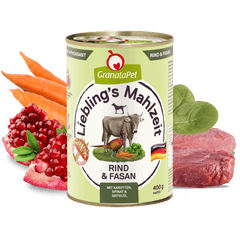 GranataPet Dog Liebling's Mahlzeit Beef & Pheasant