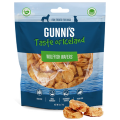 GUNNI'S PET Wolffish Wafers 5oz