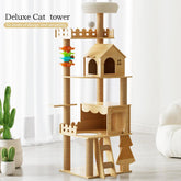 Mansion Cat Tree Wood - 178cm B65