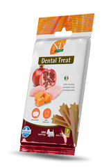 FARMINA N&D Dog Treat Pumpkin Fresh Breath Dental Treat Chicken Adult MINI