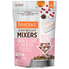 Instinct Cat Raw Boost Freeze Dried Mixers Skin & Coat 5.5oz