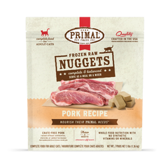 Primal Cat Frozen Raw Pork Nuggets