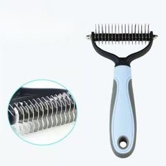 Pet Detangling Comb Rubber Grip