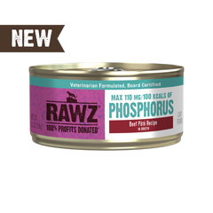 RAWZ Cat Lower Phosphorus Beef Pate 5.5oz