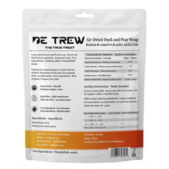 DE TREW Air-Dried Duck & Pear Wraps Dog Treats 454g