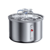 Automatic Circulating Stainless Steel Water Fountain with Sensor - Round