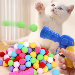 Plush ball firing gun Toy Set