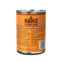 RAWZ Dog 96% Duck, Turkey & Quail 354g