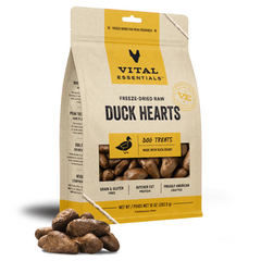 Vital Essentials - Dog Freeze-Dried Duck Hearts Treats