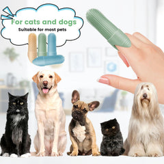 Pet Silicone Finger Toothbrush suitable for all sizes