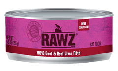 RAWZ Cat 96% Beef and Beef Liver 155g