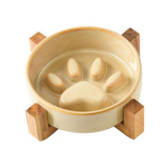 Ceramic Slow Feeder Food Bowl