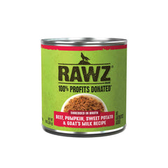 RAWZ Dog Shredded Beef, Pumpkin, Sweet Potato & Goat's Milk 10oz