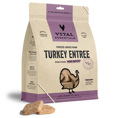 Vital Essentials - Dog Freeze-Dried Turkey Entree Mini Patties