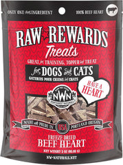 Northwest Naturals - Freeze Dried Beef Hearts Treats 3oz