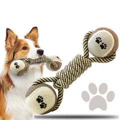 Double Fist Rope Tug Toy