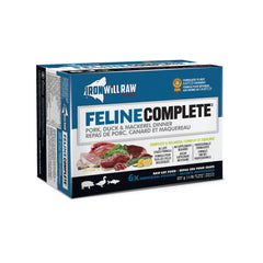 Iron Will Raw - Feline Complete Pork, Duck & Mackerel Dinner