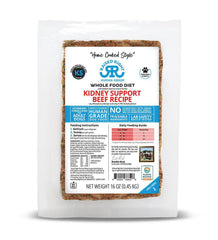 Raised Right - Kidney Support Beef Gently Cooked Frozen Dog Recipe