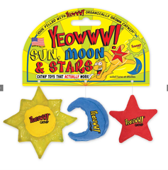 Yeowww! - Catnip - Toy - Sun Moon and Stars 3-Pack
